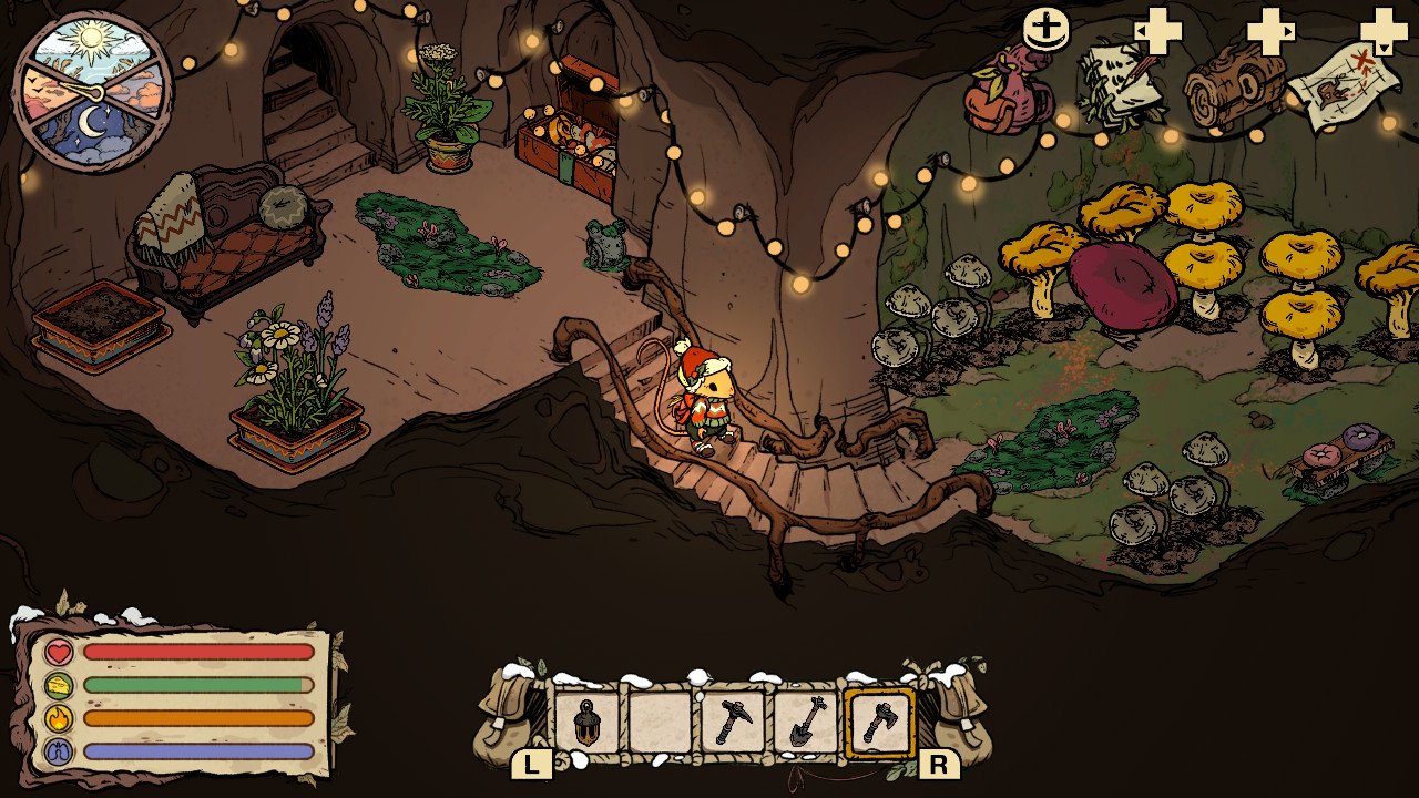 Auch im Keller dürfen gemütliche Ecken, Deko und Vorräte nicht fehlen!