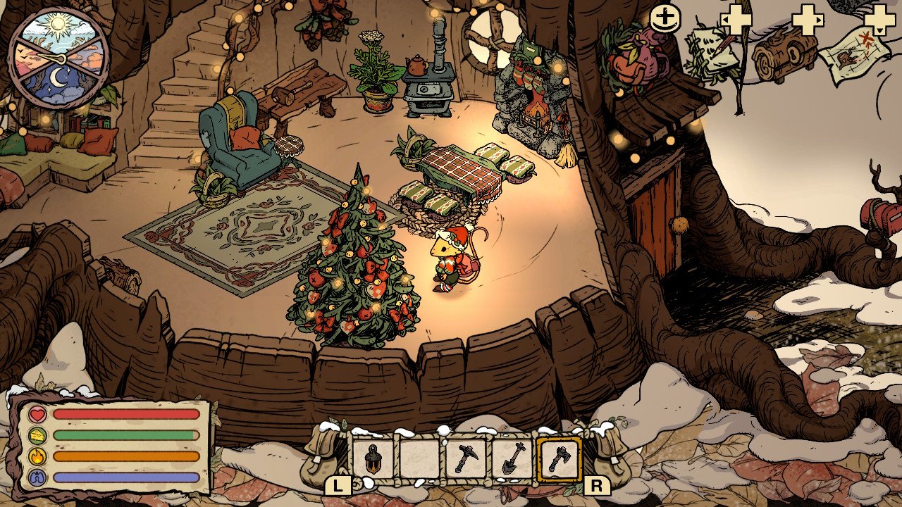 Mein Ubtergeschoss zum Wintersonnenwendfest. Am Baum habe ich gemütliche Stunden mit leckeren Keksen verbracht.